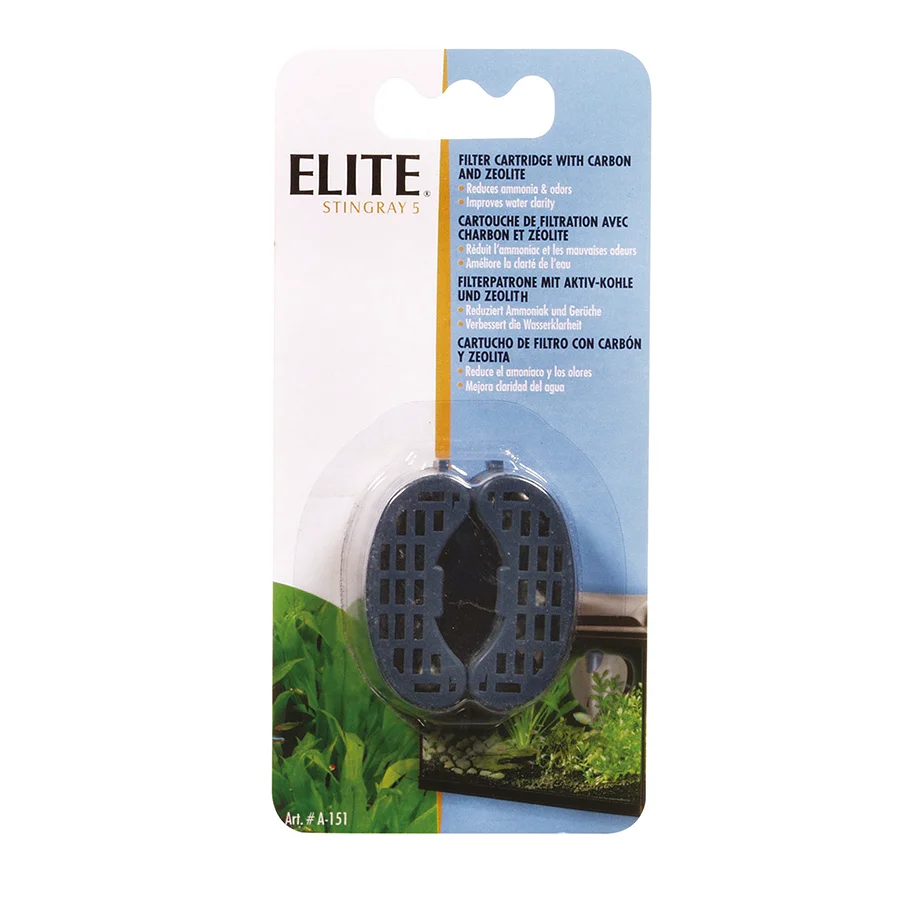 Detailed Elite Stingray Zeo-Carb Filter Cartridge Minimalist