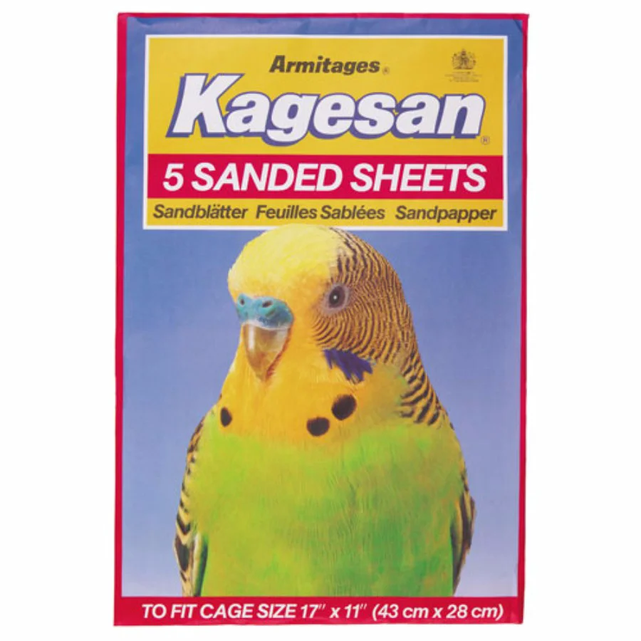 Durable Kagesan Bird Cage Sand Sheets 5 Pack Innovative
