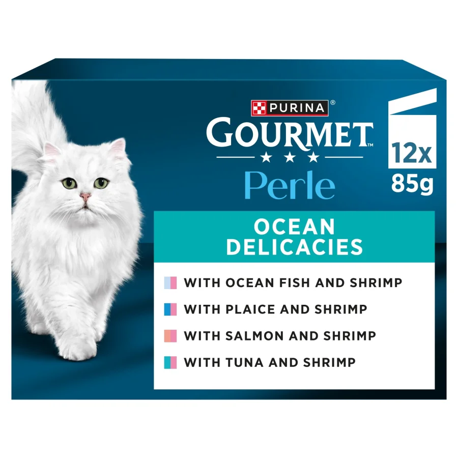 Relaxed Gourmet Perle Wet Adult Cat Food Ocean Delicacies 12x85g Elegant
