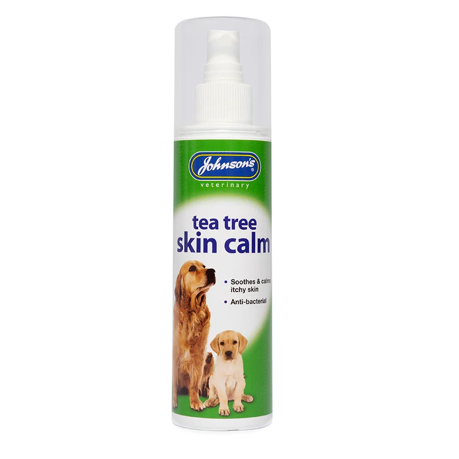 High-End Johnsons Tea Tree Skin Calm Spray For Dogs 150ml Certified