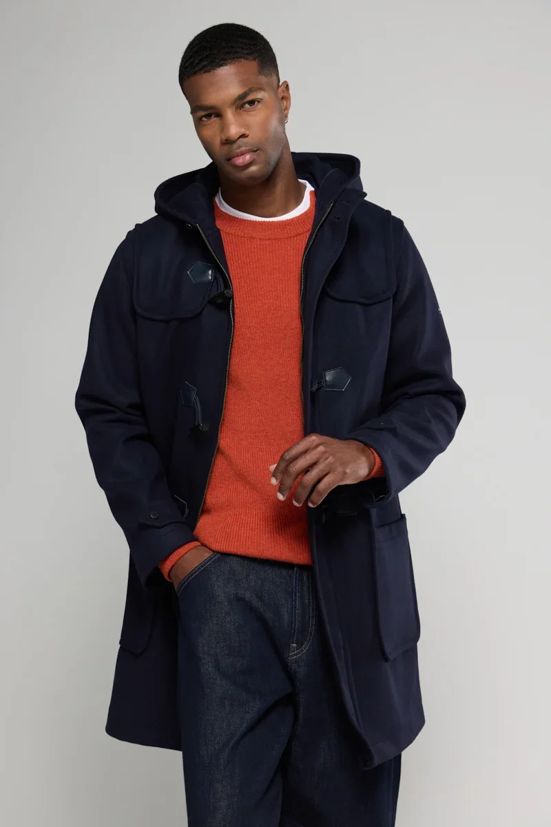 Secure Duffle Coat Quimper – drap de laine Recyclable