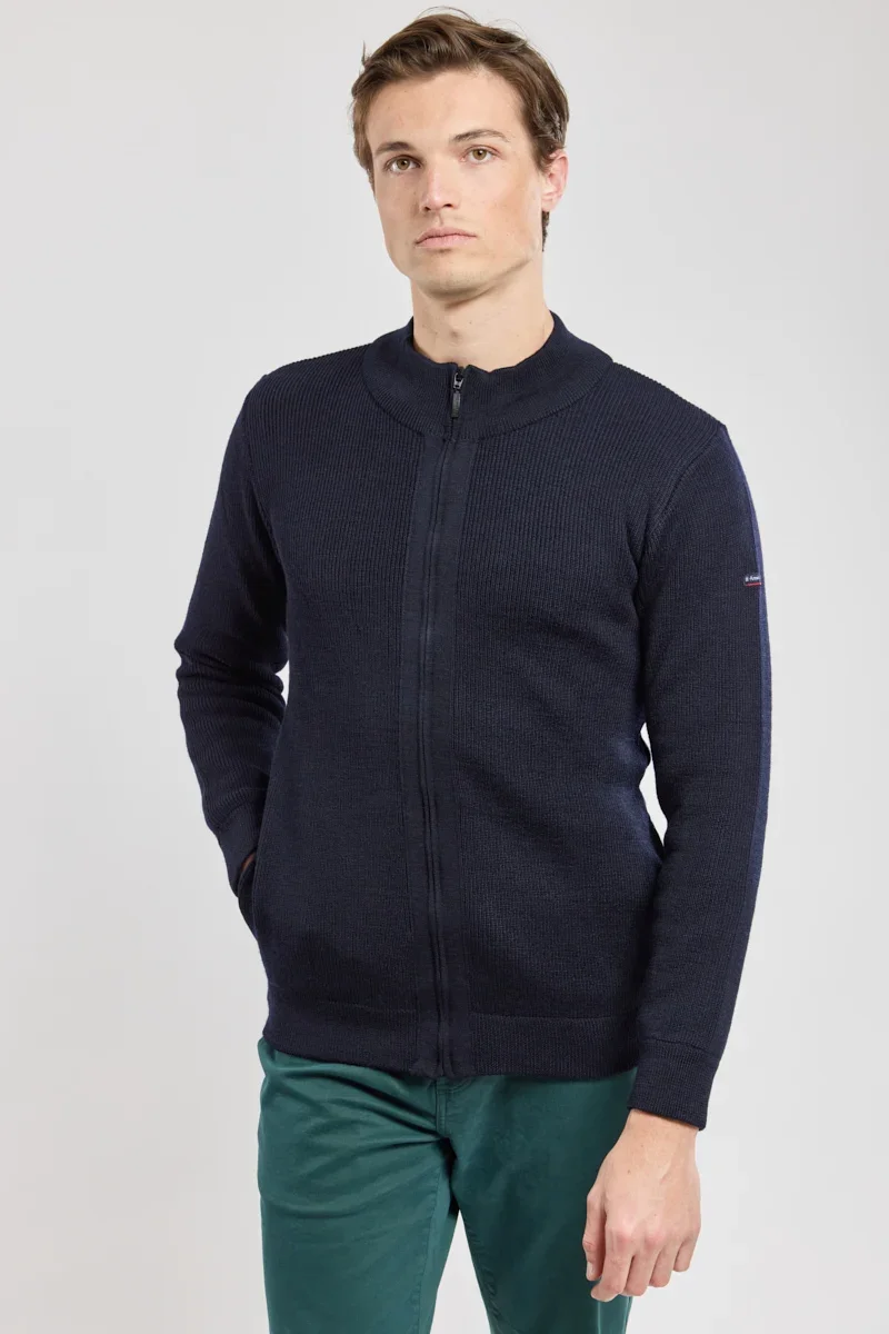 Safe Cardigan Kerlouan – laine Solid