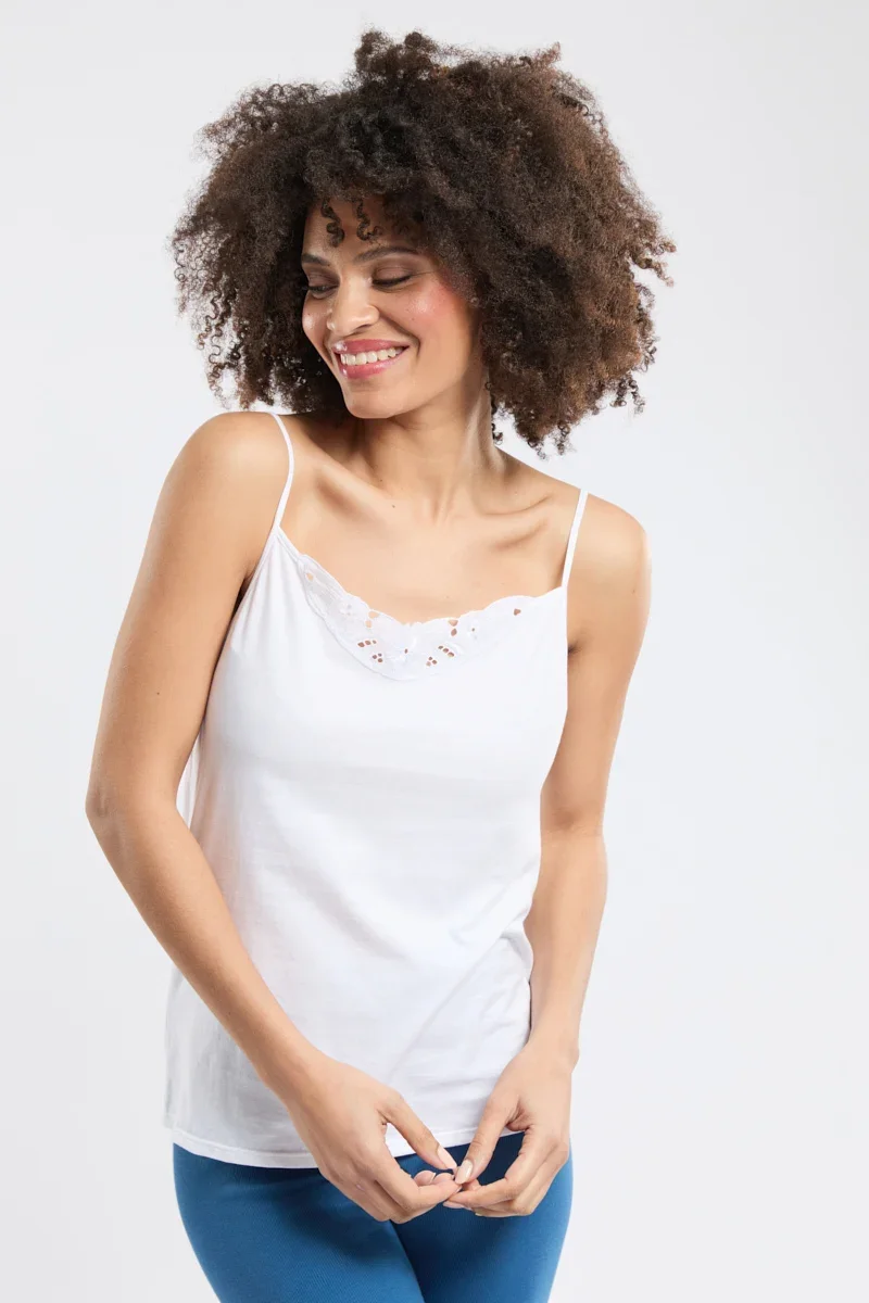 Healthy Caraco avec dentelle – coton léger issu de l’agriculture biologique Smart