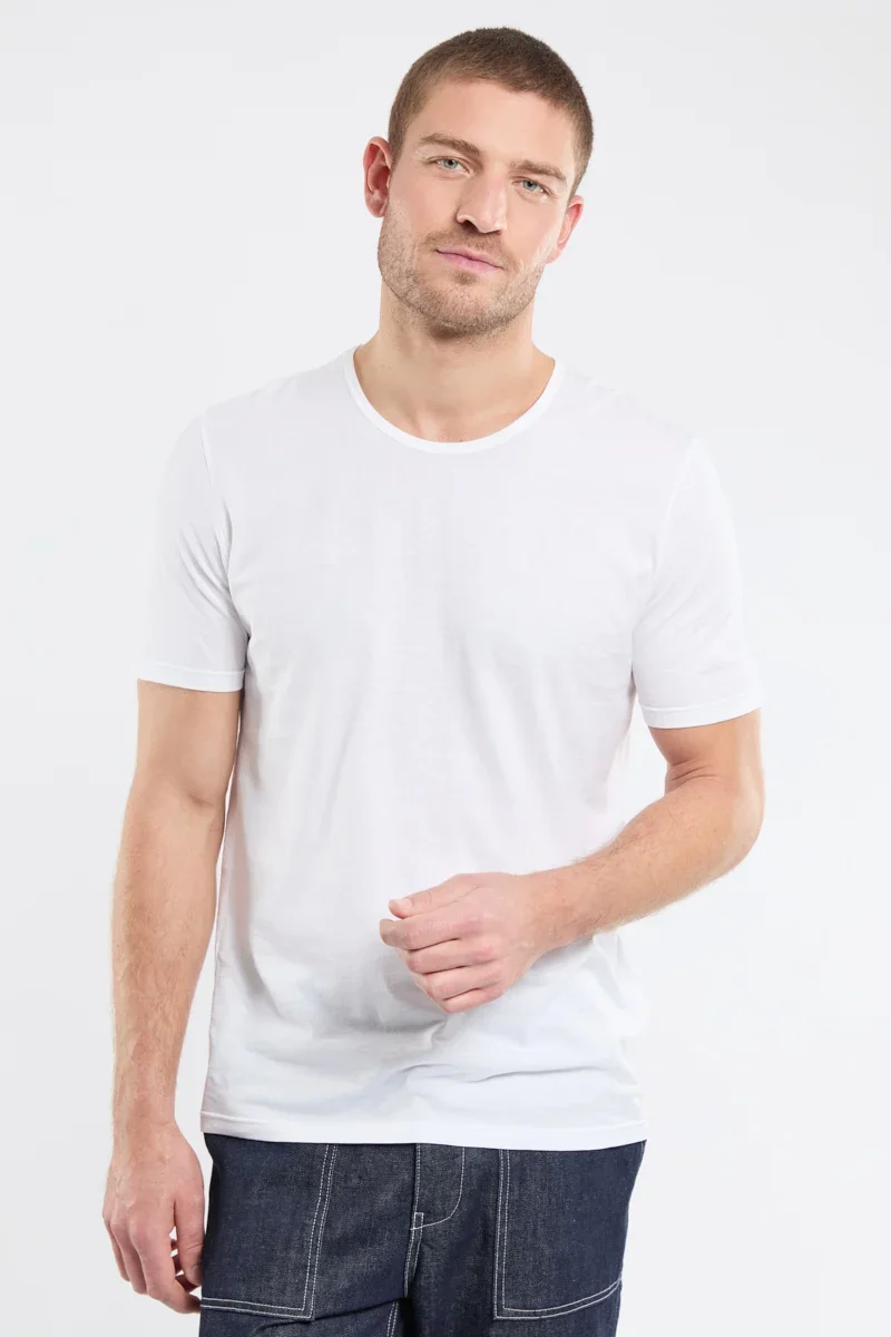 High-Grade T-shirt col rond – coton léger issu de l agriculture biologique Practical