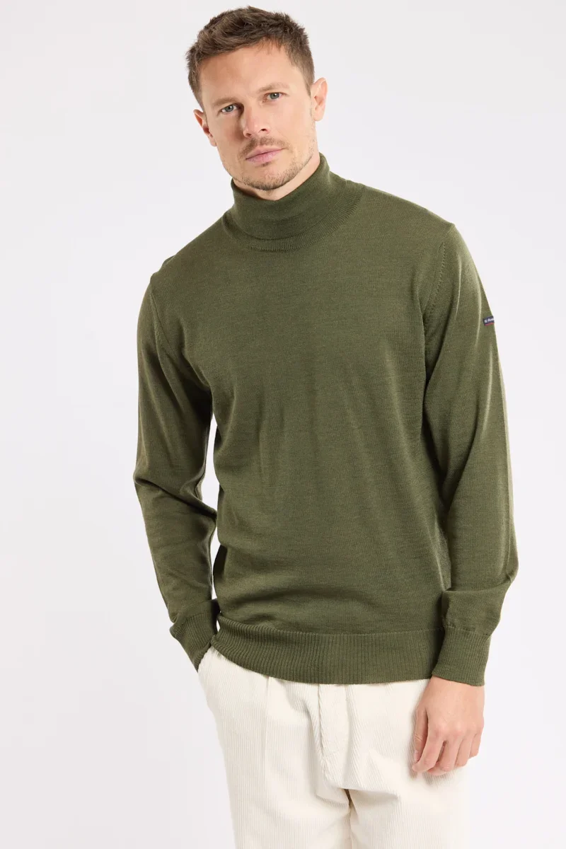 Artisan Pull col roulé Ferel – laine Contemporary
