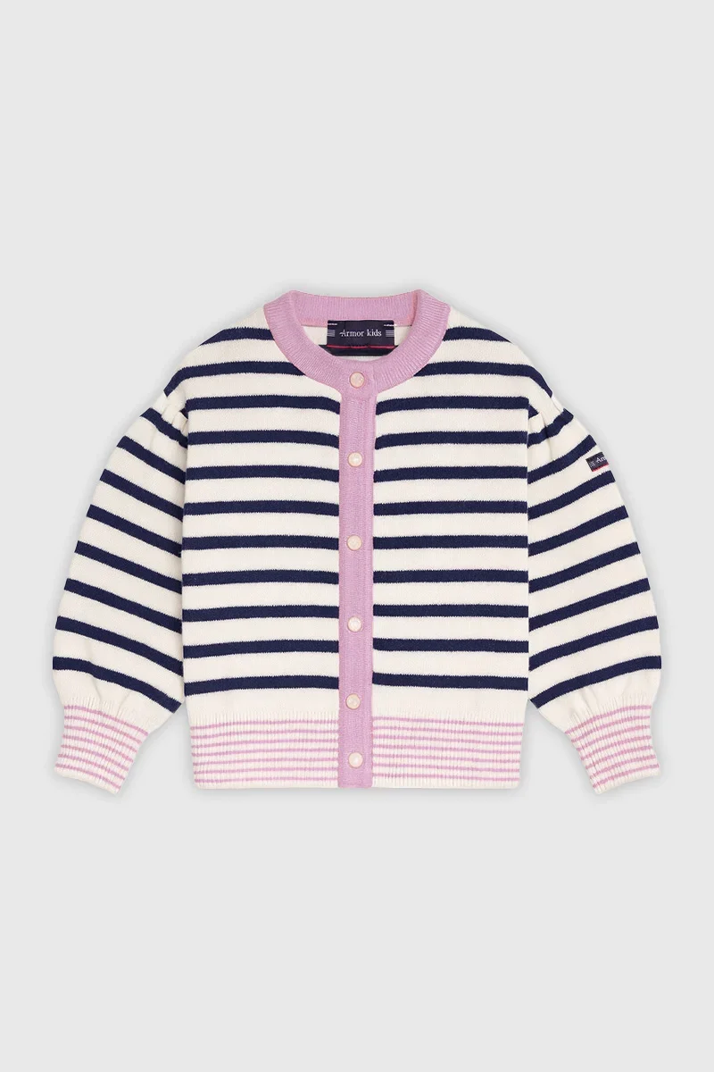 Certified Striped cardigan Kids – cotton Pure