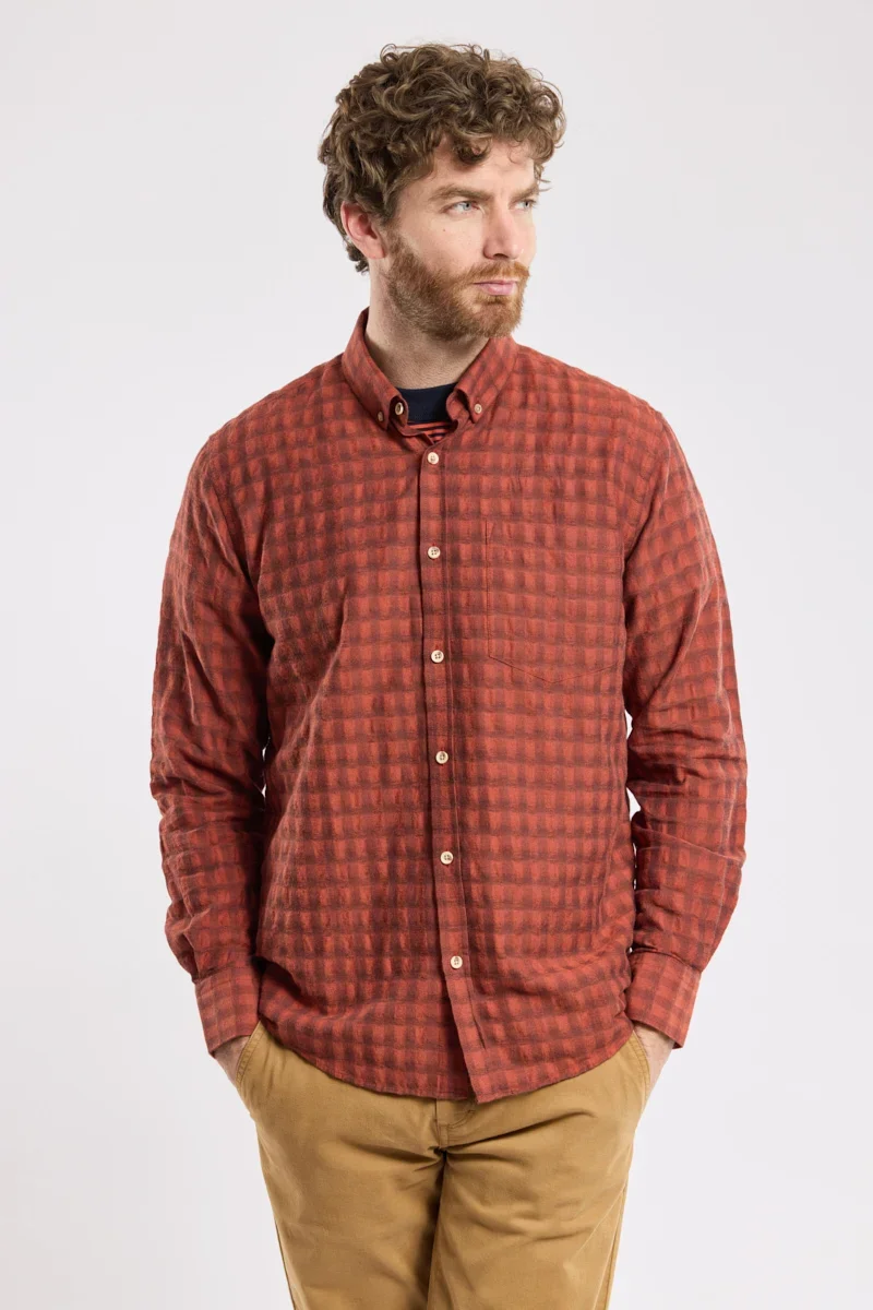 Breathable Checked shirt – cotton Certified