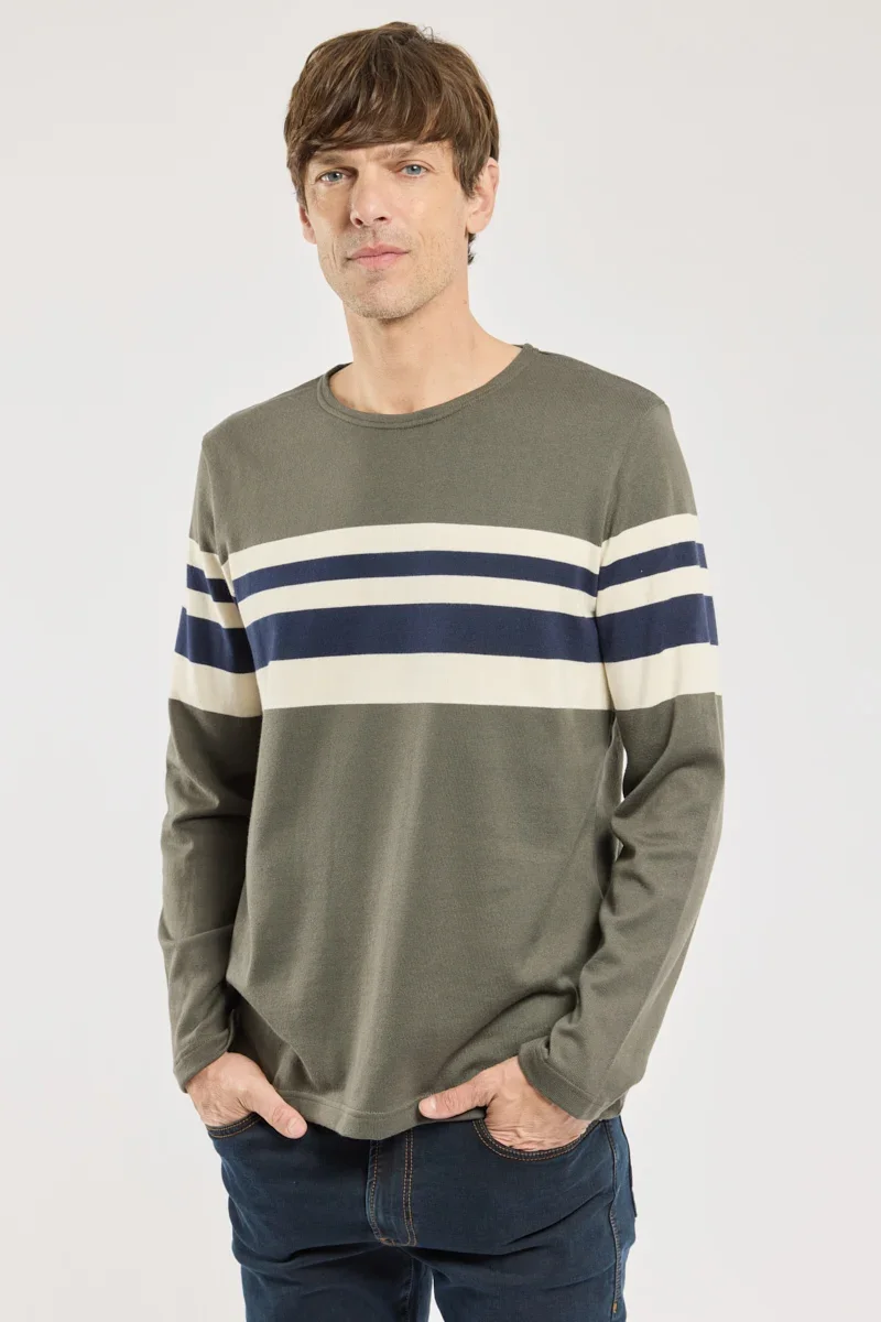 Smart Deauville Breton shirt – rustic cotton Natural