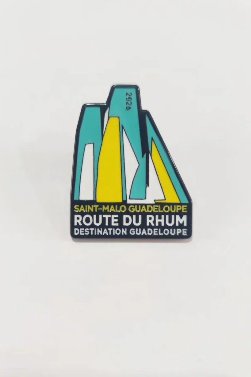 Sophisticated Route du Rhum – Destination Guadeloupe pin badge First-Class