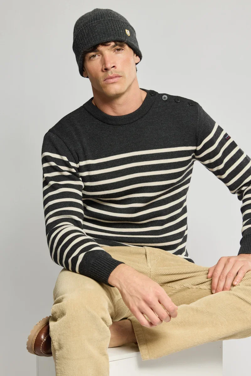 Modern Paimpol sailor sweater – wool and acrylic Minimalist