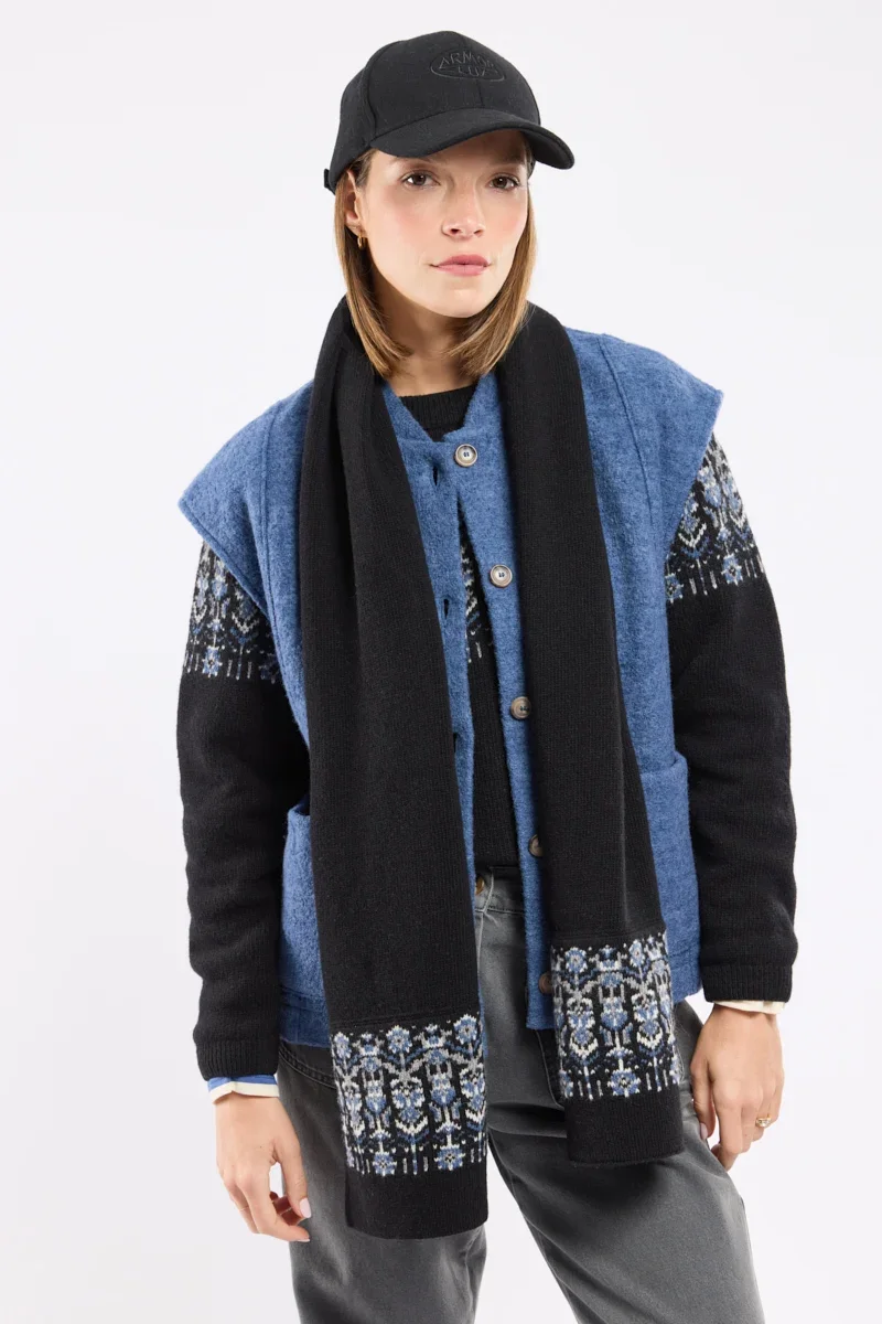 Pure Jacquard scarf – wool Reliable