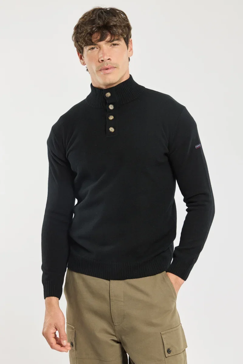 Quality Trucker neck sweater – wool Secure