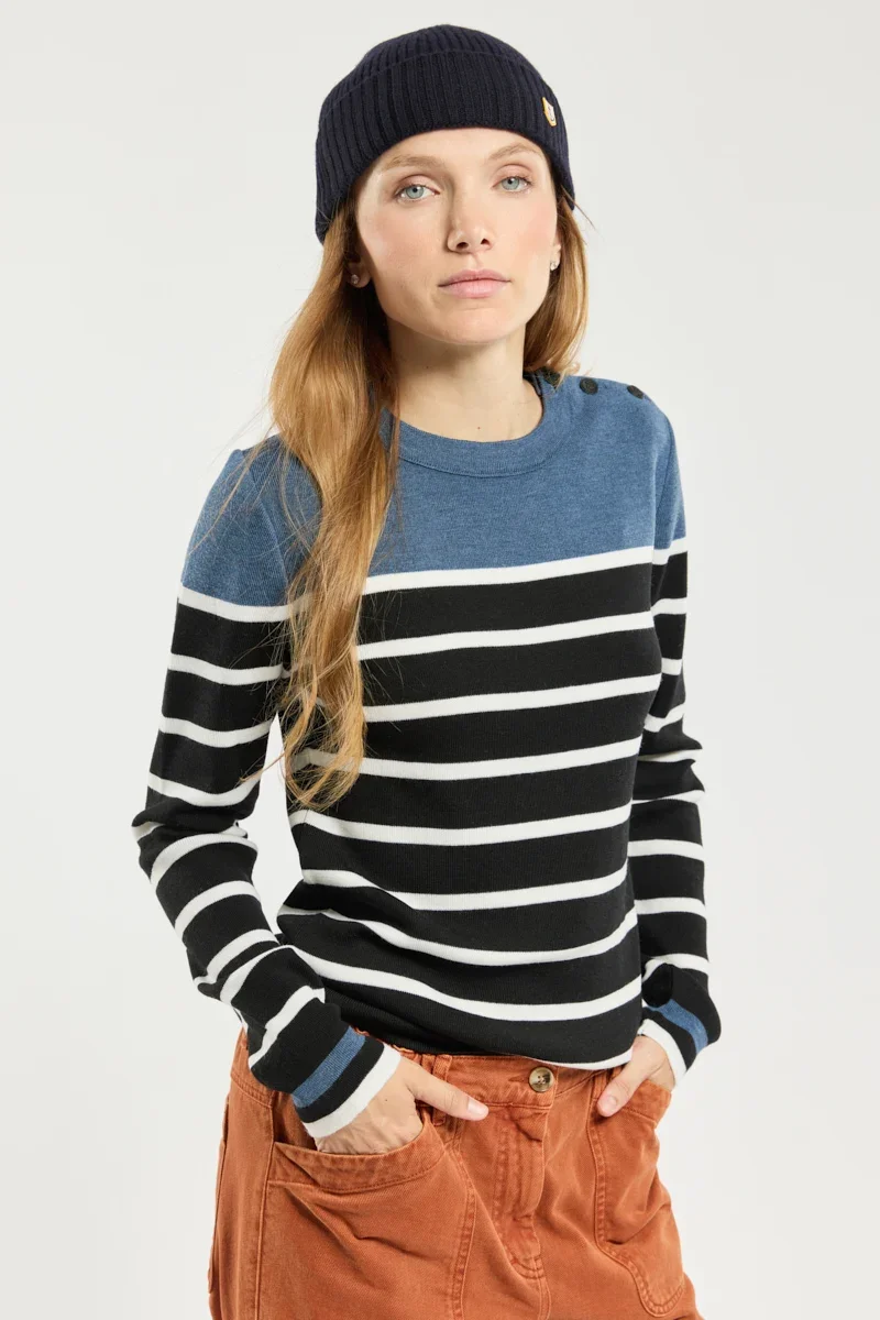 Original Striped sailor sweater – merino wool Advanced