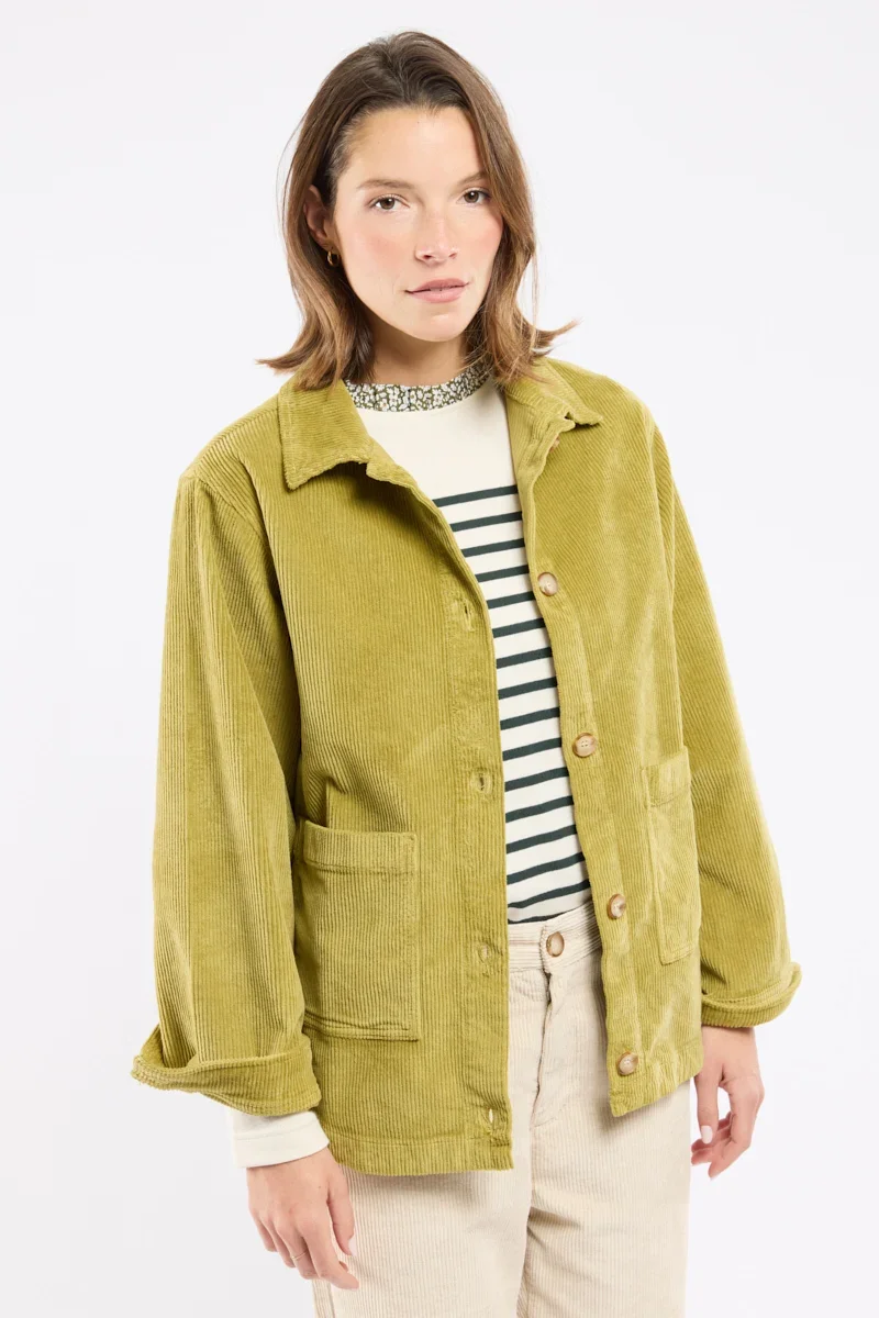Organic Velvet fisherman jacket – cotton Convenient