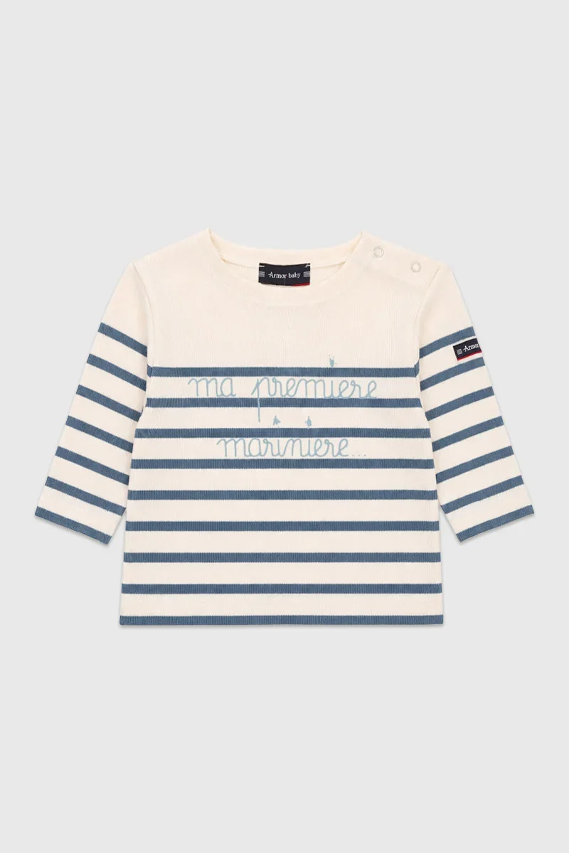 Carefully Designed Baby striped Breton shirt – cotton Casual