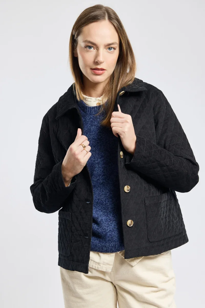 Durable Veste velours matelassée – coton Unique