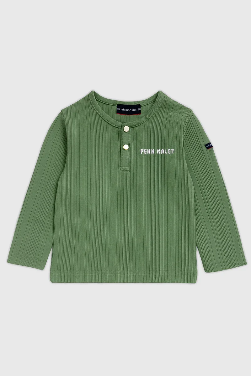 Sustainable T-shirt manches longues Kids – coton Outstanding