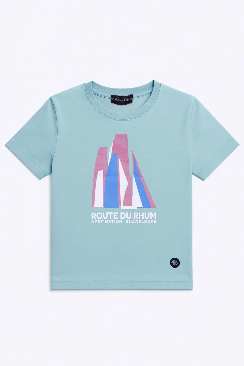 Excellent T-shirt sérigraphié Kids – Route du Rhum – Destination Guadeloupe Fine Crafted