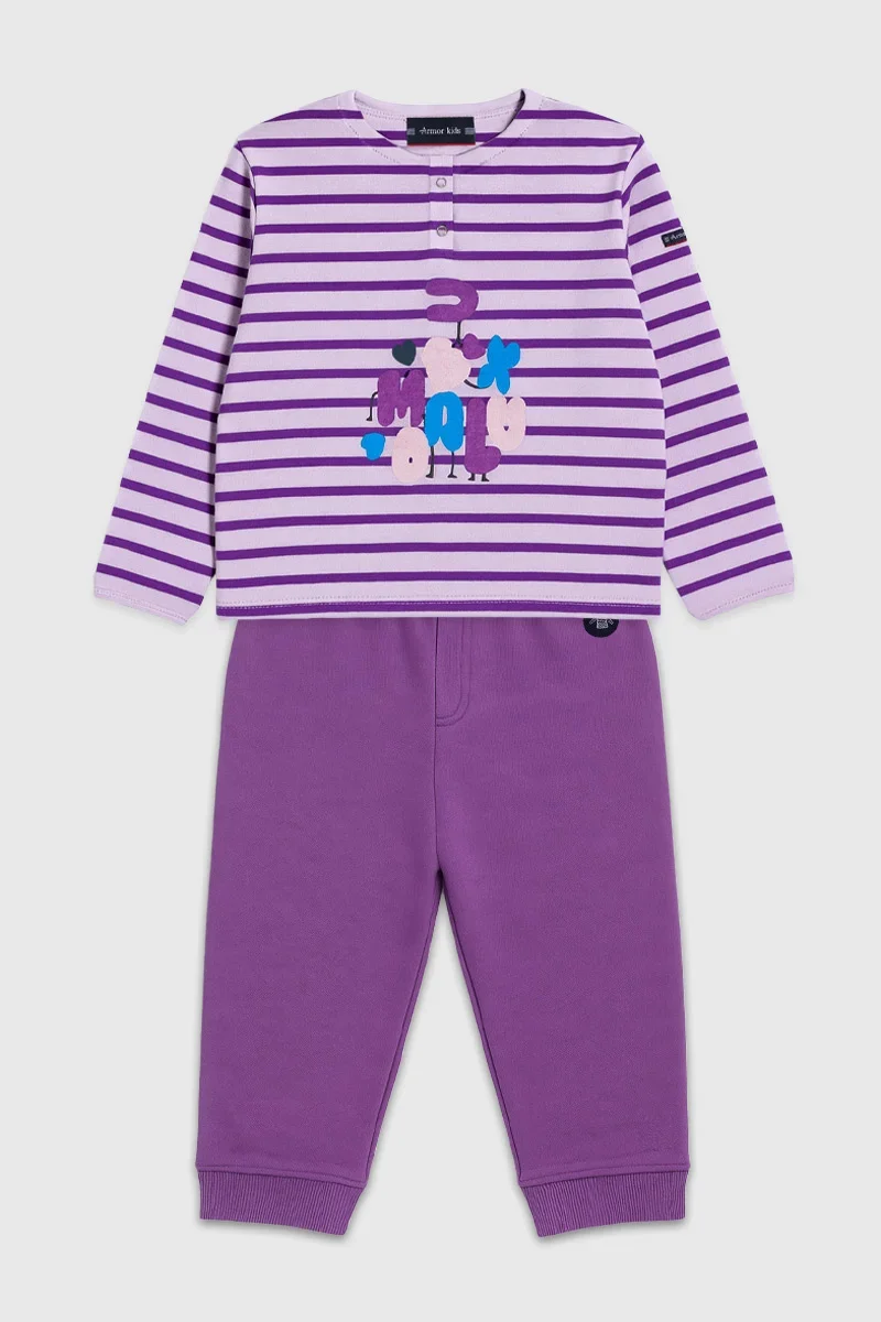 Organic Ensemble pyjashort Kids – coton léger Luxury