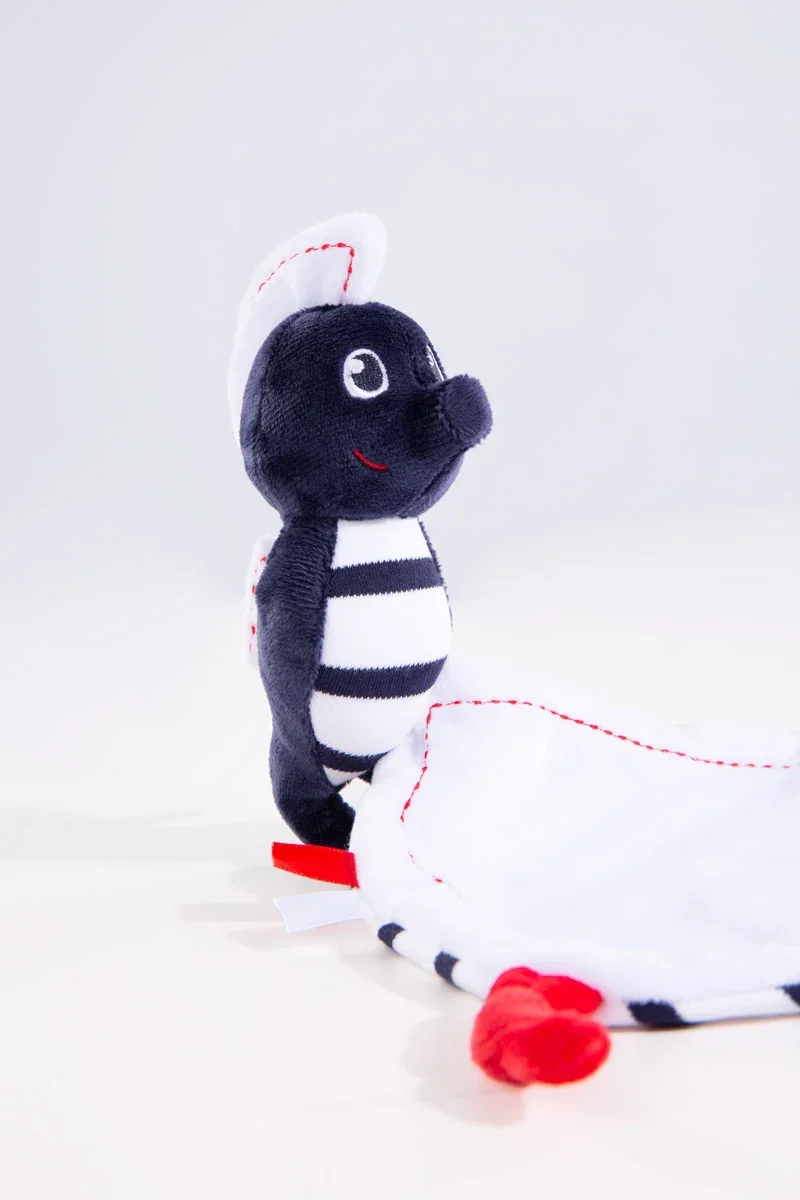 Top-Quality Doudou hippocampe – velours et coton Fine Crafted
