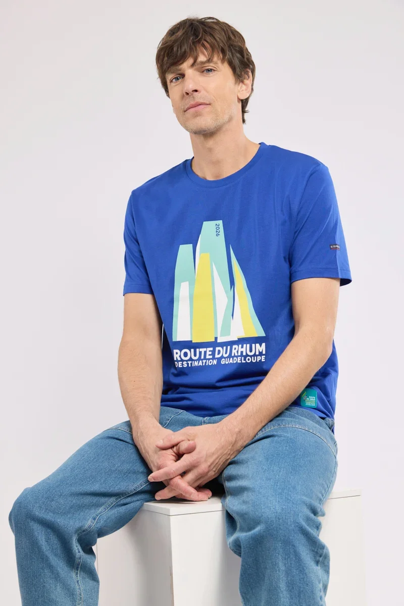 Innovative T-shirt sérigraphié – Route du Rhum – Destination Guadeloupe User-Friendly