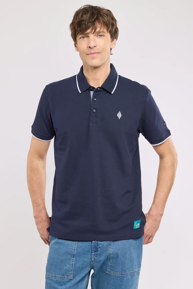 Relaxed Polo brodé Homme – coton Breathable