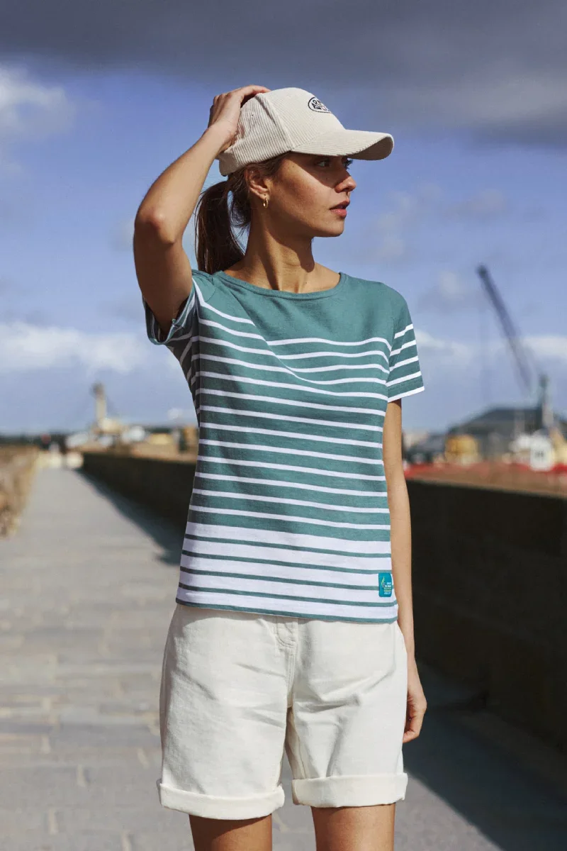 Functional Marinière dos V – coton léger Natural