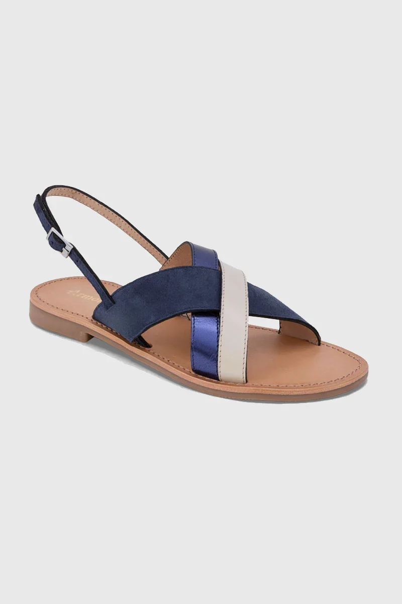 Green Sandales Benodet – cuir Crafted