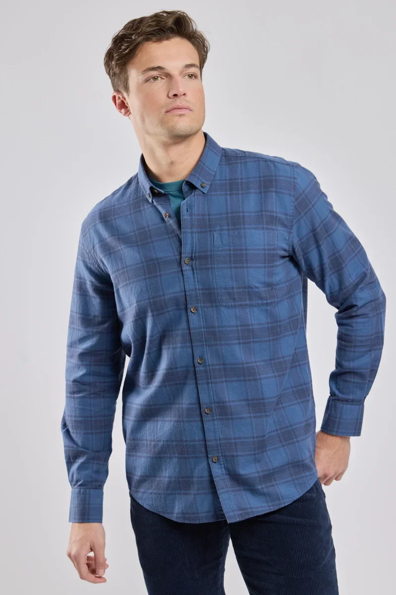 Fine Crafted Chemise manches longues confort col boutonné Classic