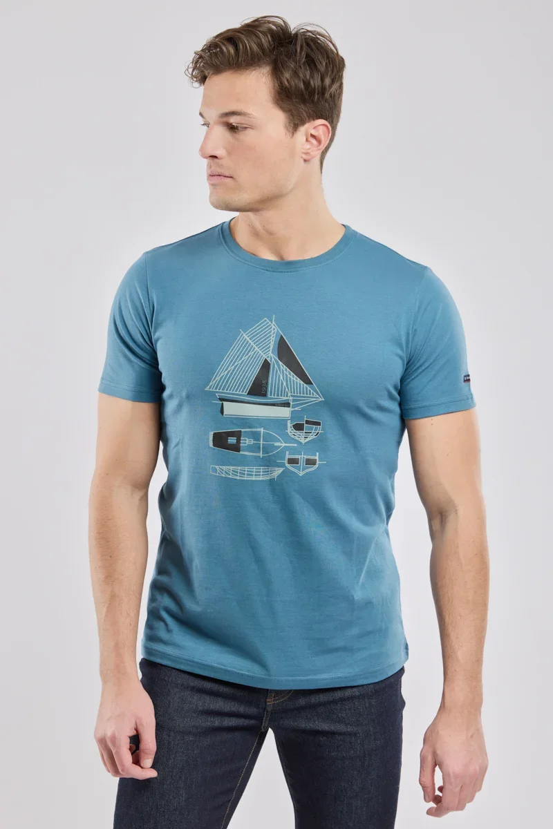 Fine Crafted T-shirt sérigraphié – coton léger Selected