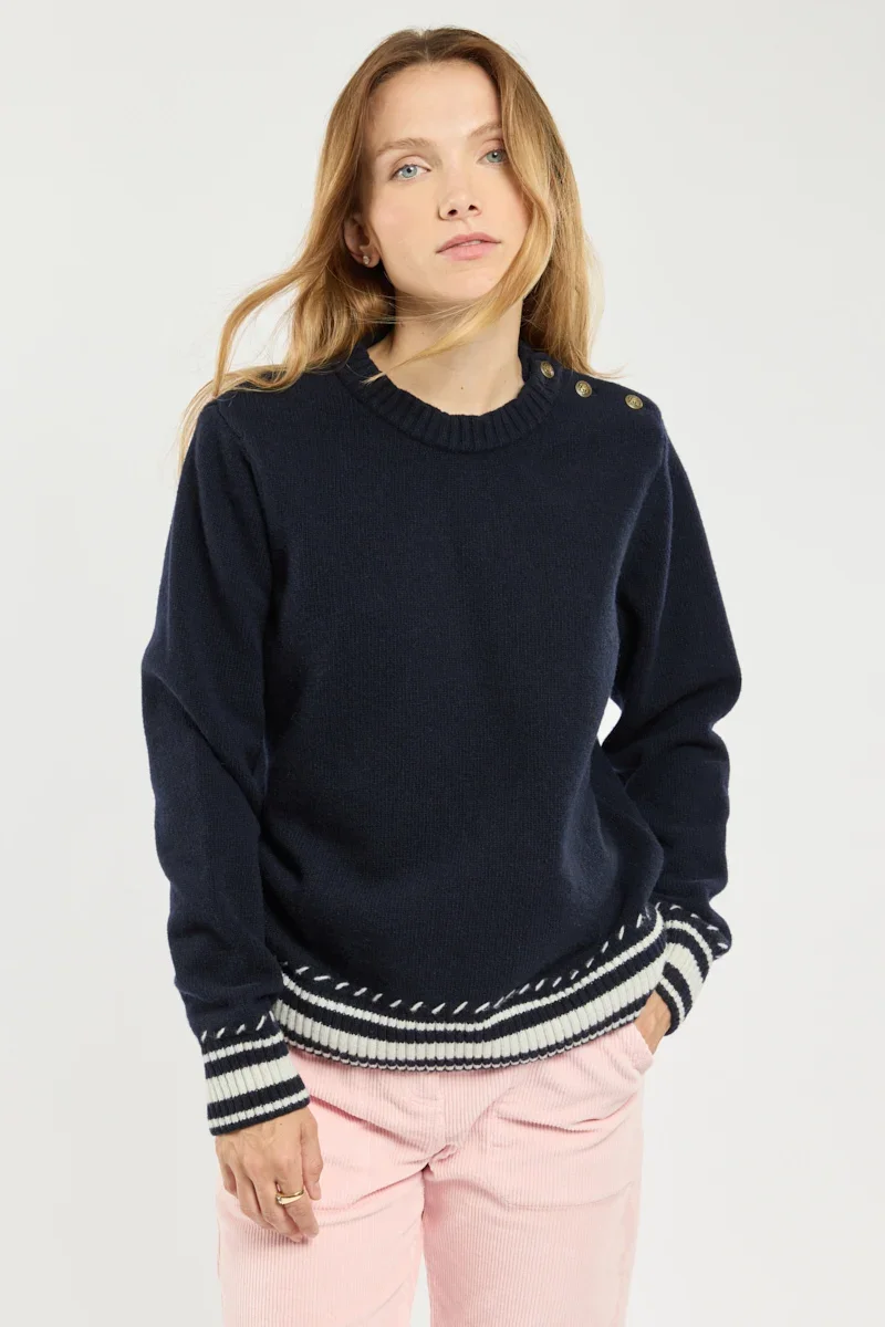 Classic Pull marin Deauville – laine User-Friendly