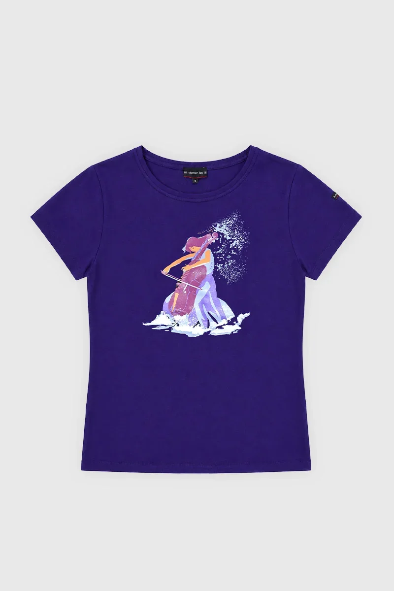 High-Performance T-shirt – Un violon sur le sable Original