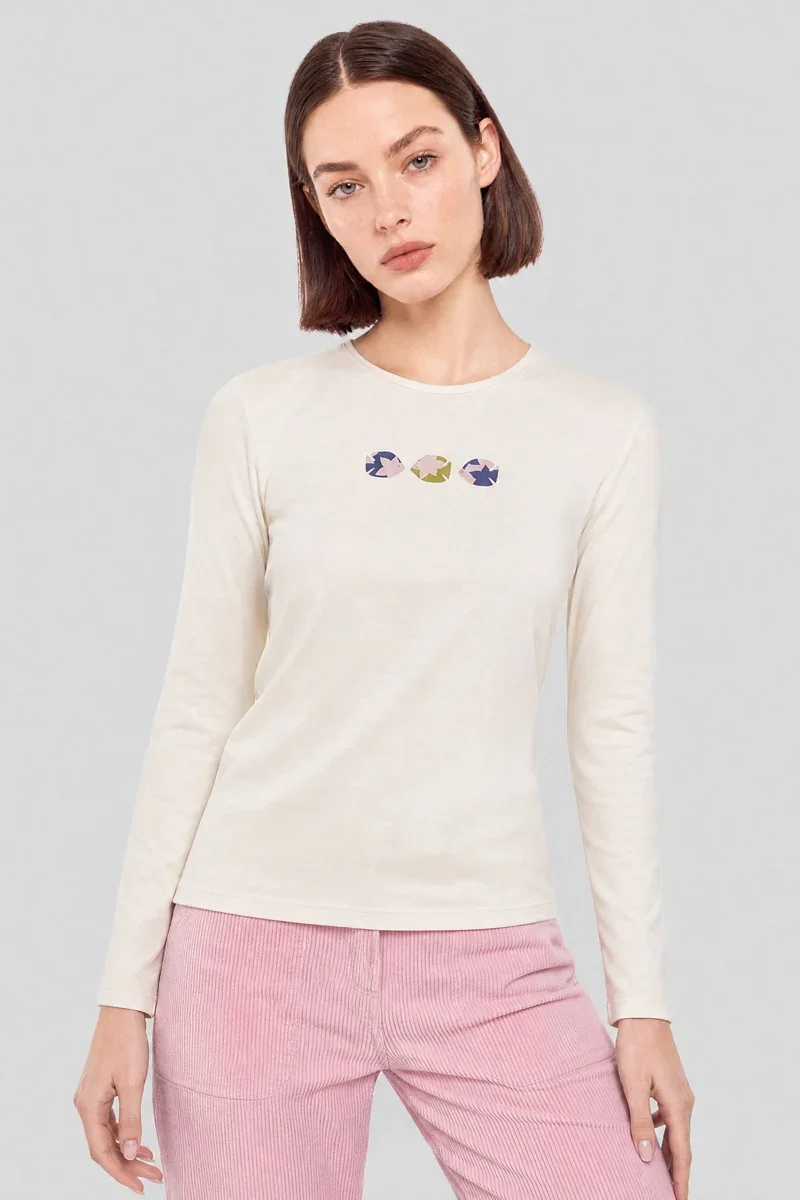 Versatile T-shirt manches longues – coton léger Sustainable
