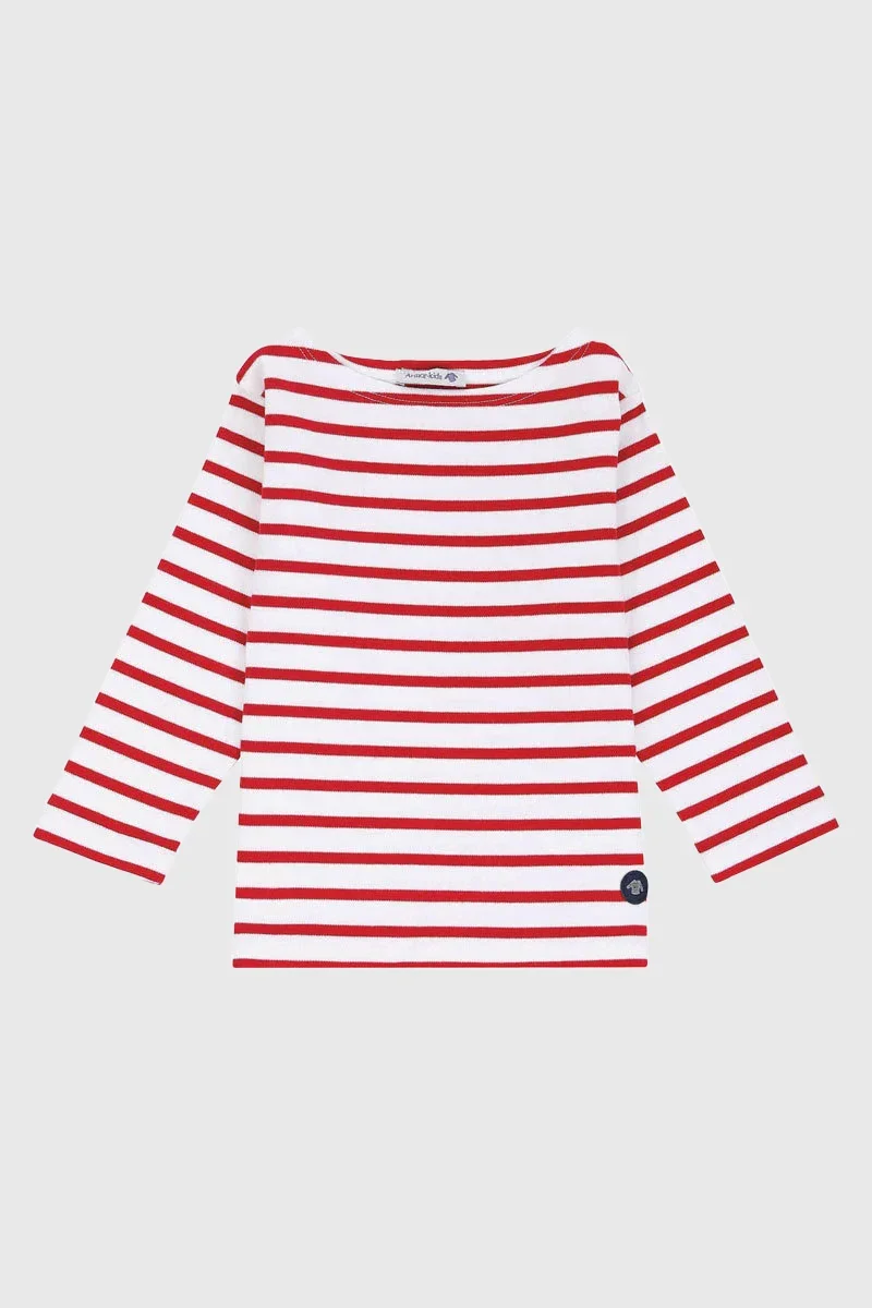 User-Friendly Breton striped shirt Kids – interlock cotton Original Design