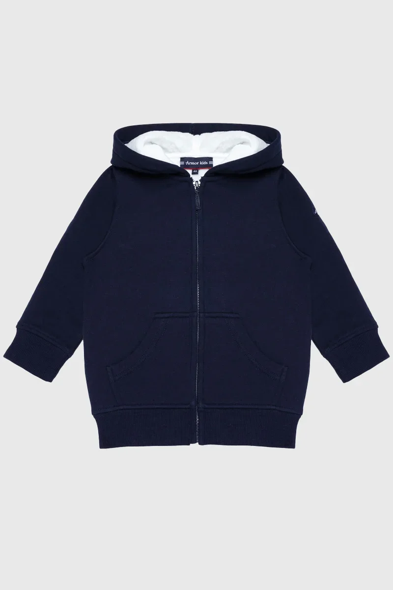 Recyclable Fleece hoodie Kids Organic