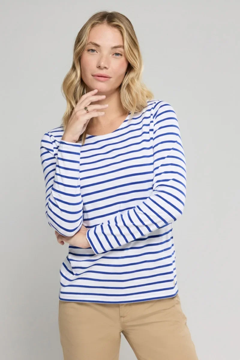 Elite Breton striped shirt – jersey cotton Detailed