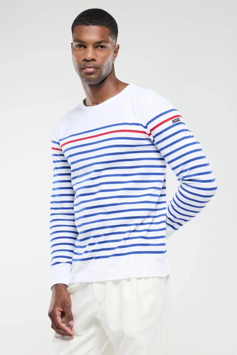 Natural Rempart Breton shirt – heavy cotton Pure