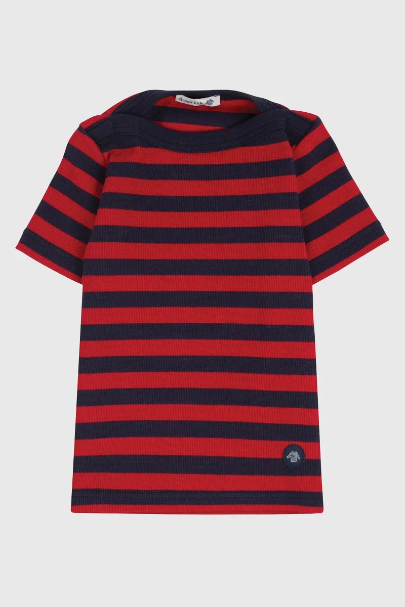 Comfortable Breton striped shirt Kids – cotton and elastane Premium