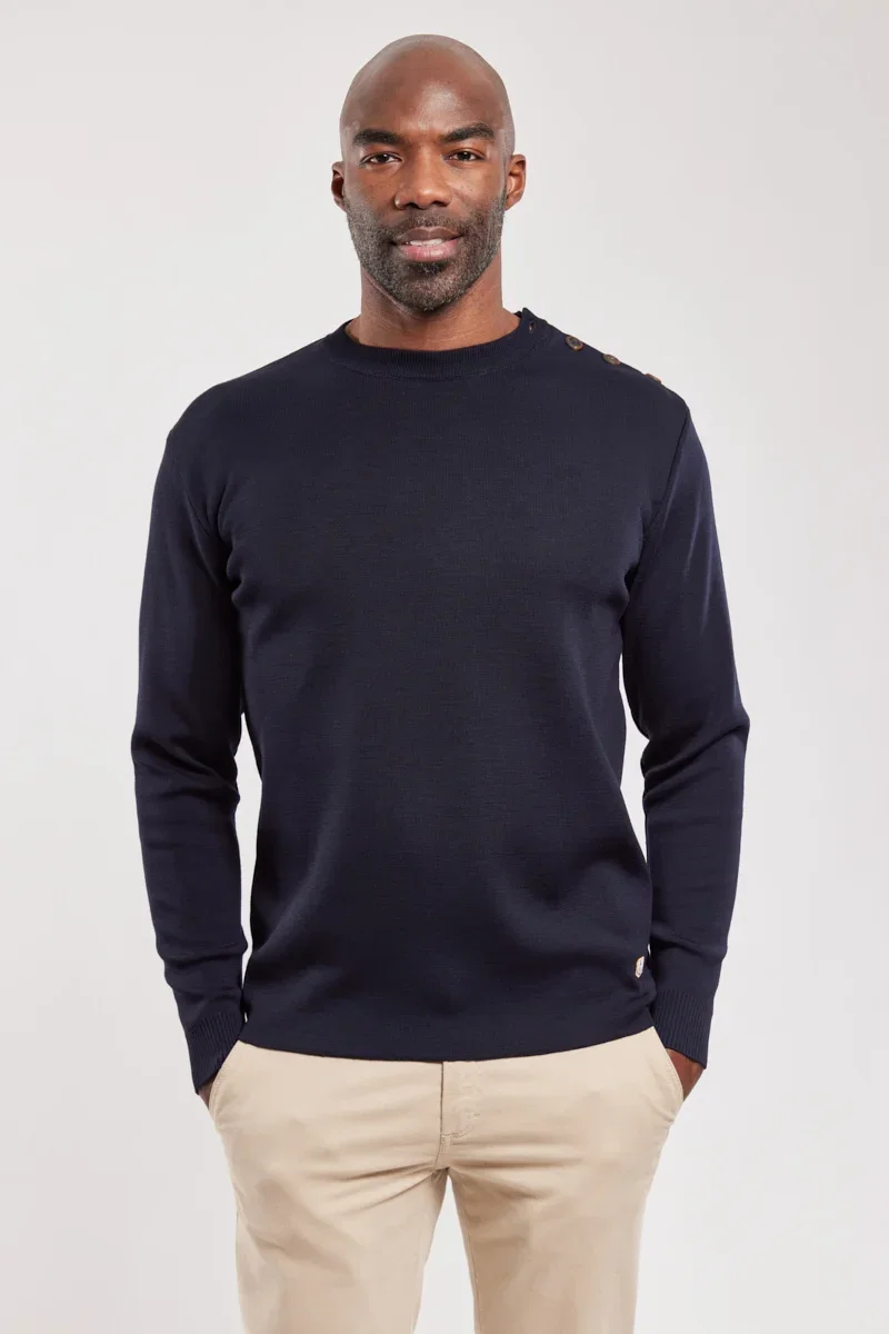 Exclusive Fisherman jumper Drenec- dense knit High-Grade
