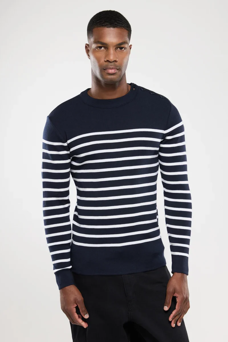 Elite Fisherman jumper Goulenez – merino wool Carefully Designed