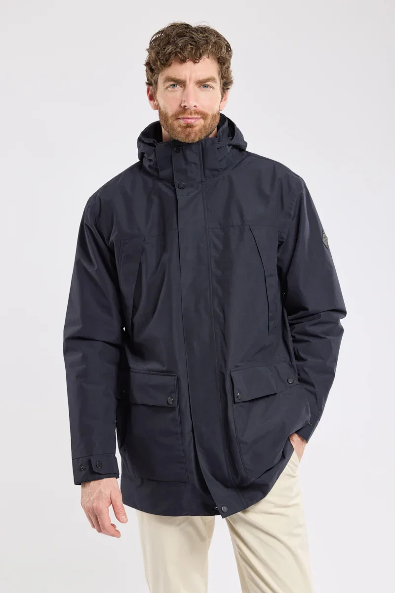Selected HARBOURG Sympatex® waterproof-breathable parka Dependable