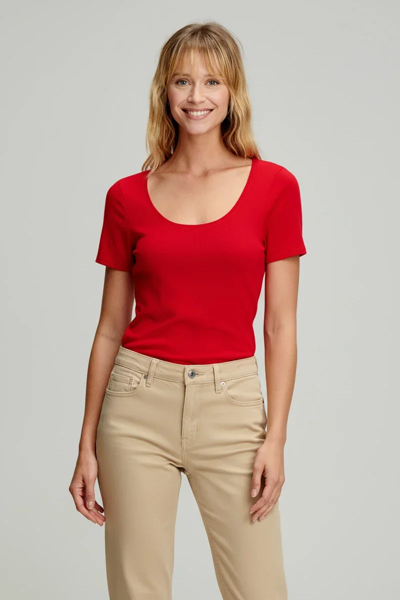 Responsible Plain T-shirt – light organic cotton Natural