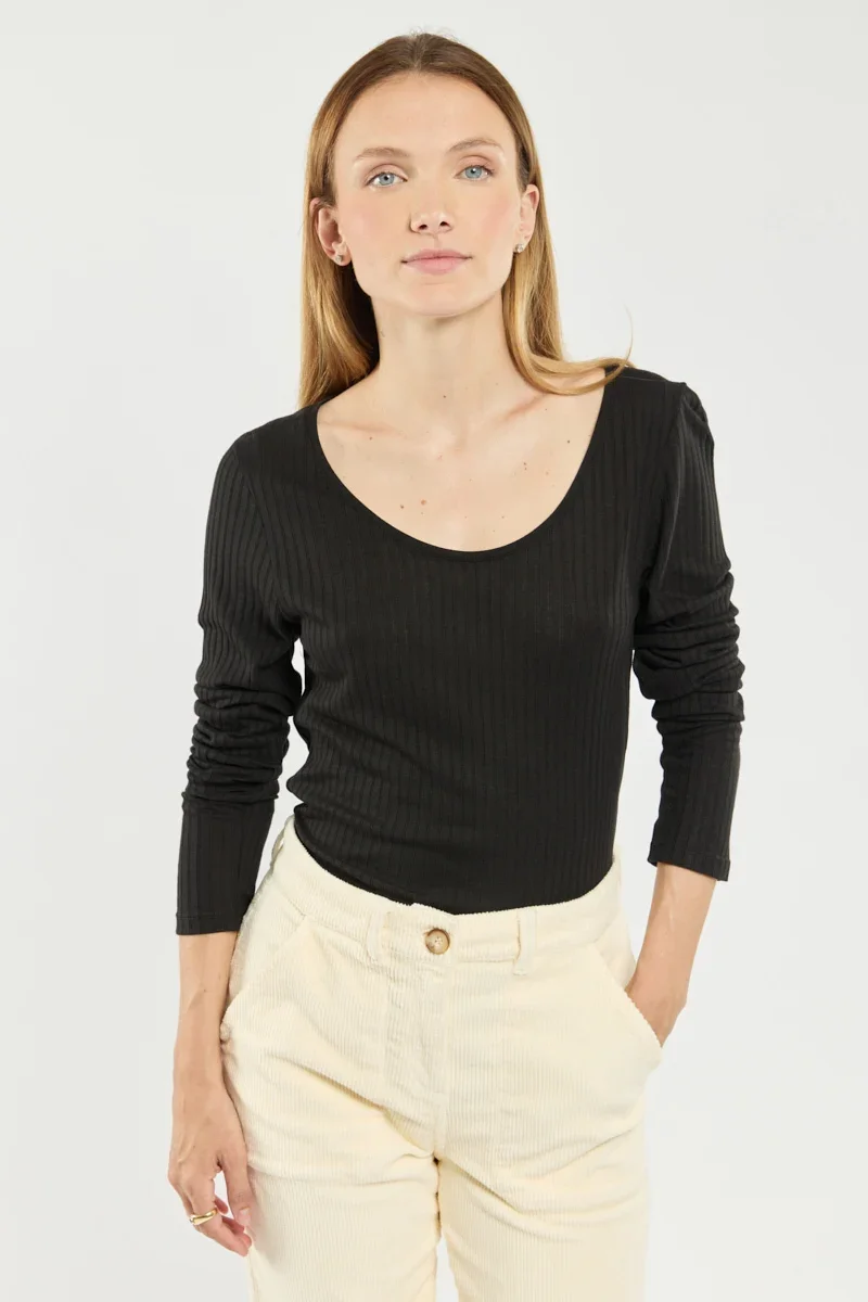 Reusable Long-sleeved t-shirt – Lyocell and cotton Expertly Made