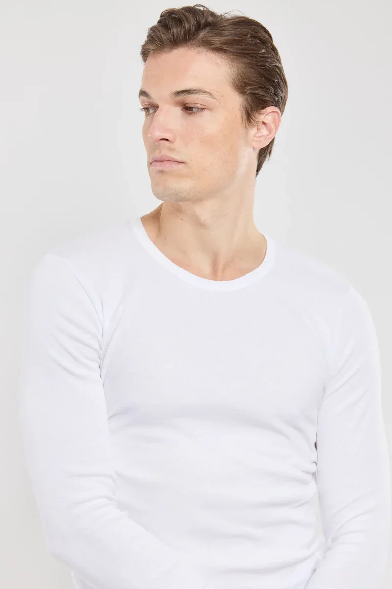 Fashionable Long-sleeved T-shirt – organic cotton and kapok Pure