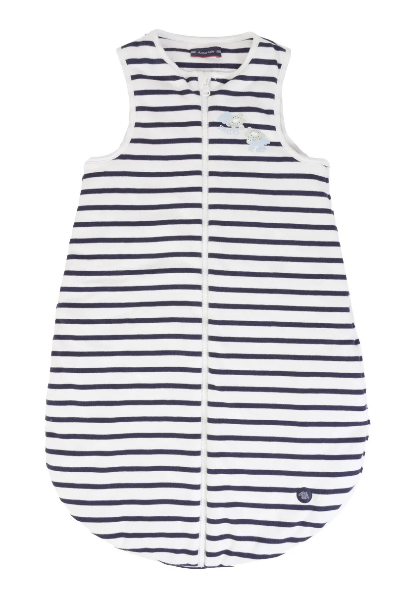 Verified Striped baby sleeping bag – thick cotton Modern