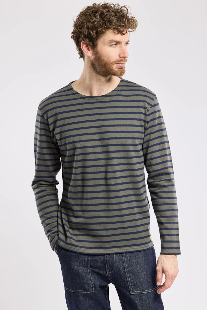 Certified Breton striped shirt – rustic organic cotton Crafted