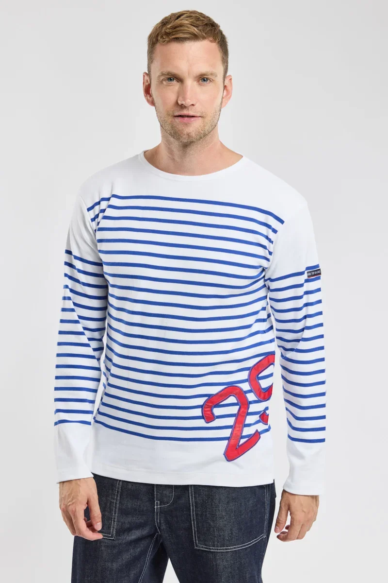 Authentic Breton striped shirt for men 29 – Armor Lux x 727 Sailbags Organic