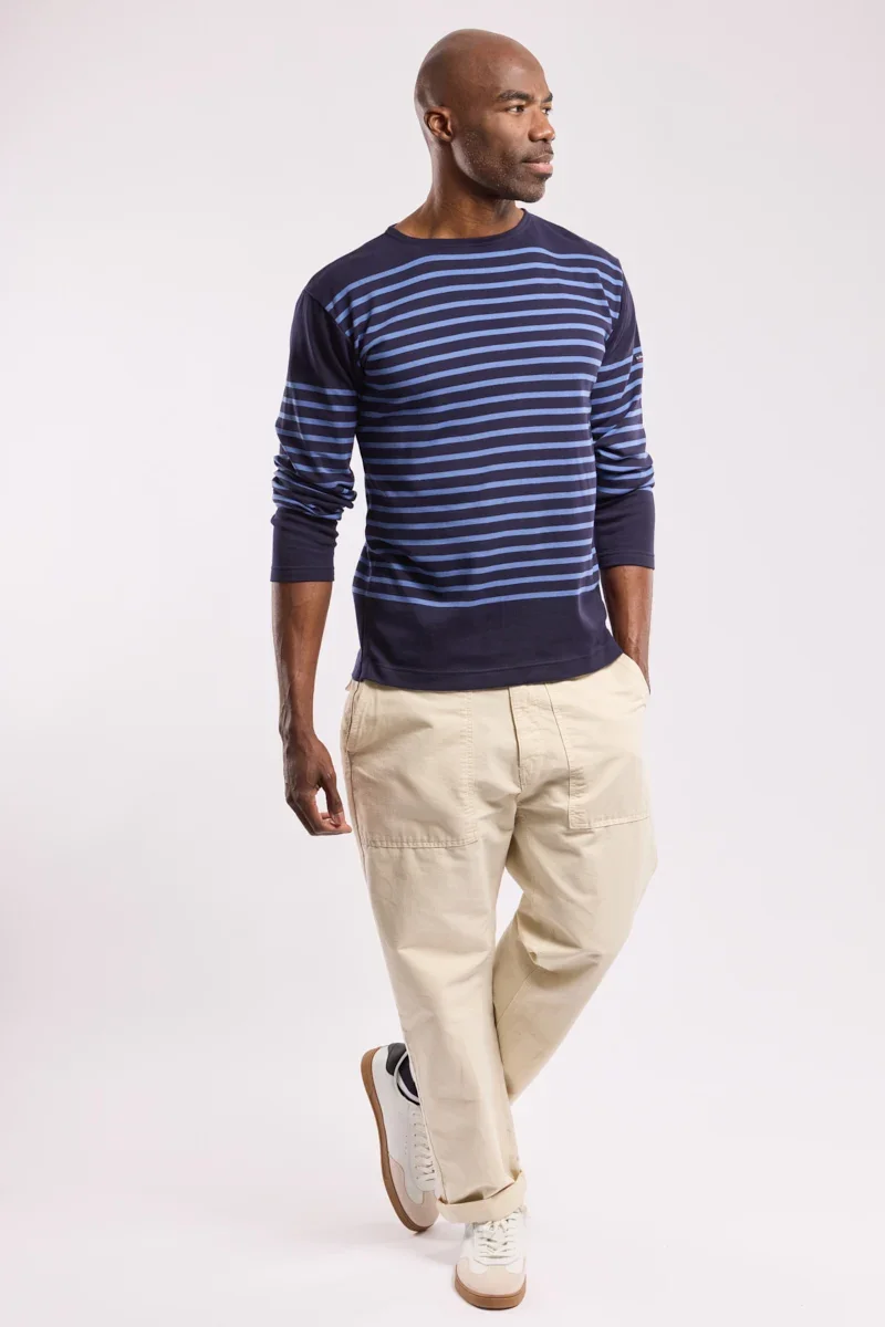 Smart Breton striped shirt – heavy cotton User-Friendly