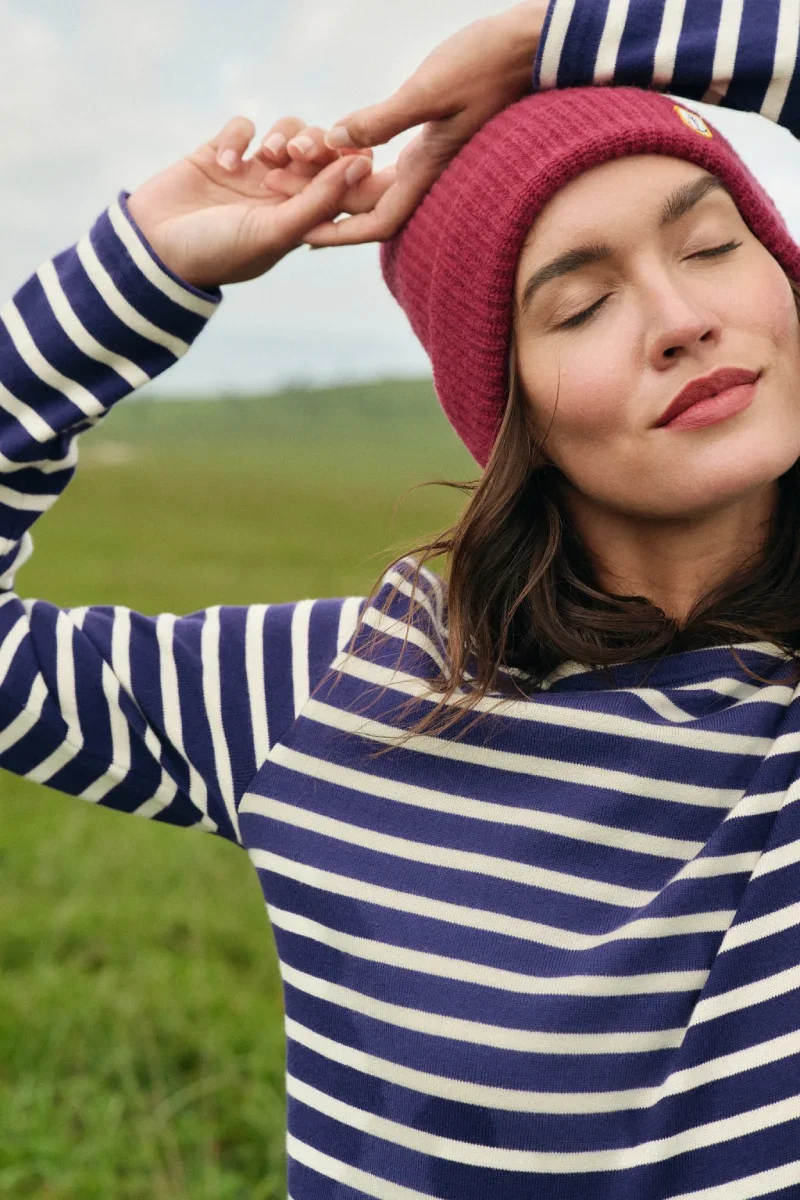 Healthy Breton striped shirt Heritage – organic rustic cotton Sustainable