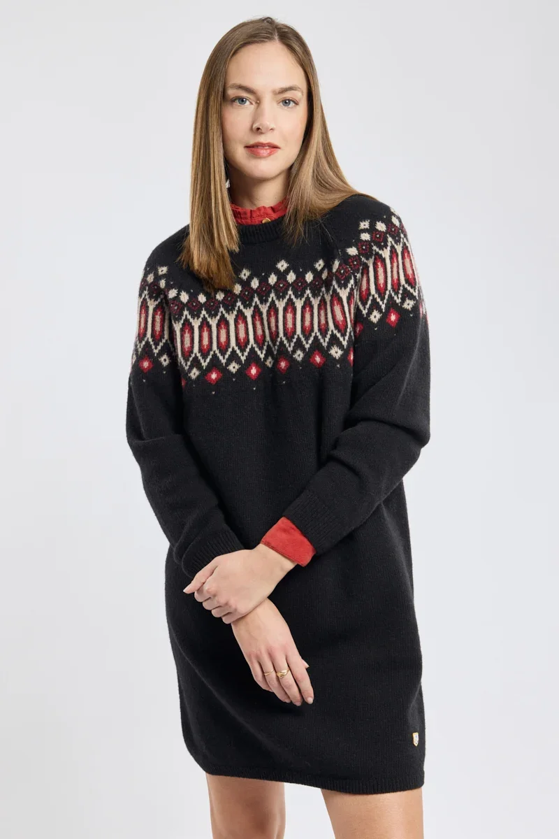 Consistent Jacquard dress Heritage – wool Reusable